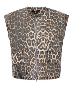 Dames gilet bruin