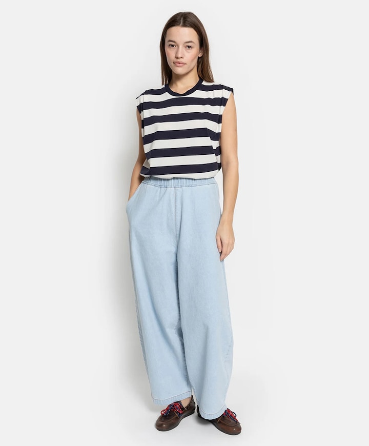 Dames top blauw