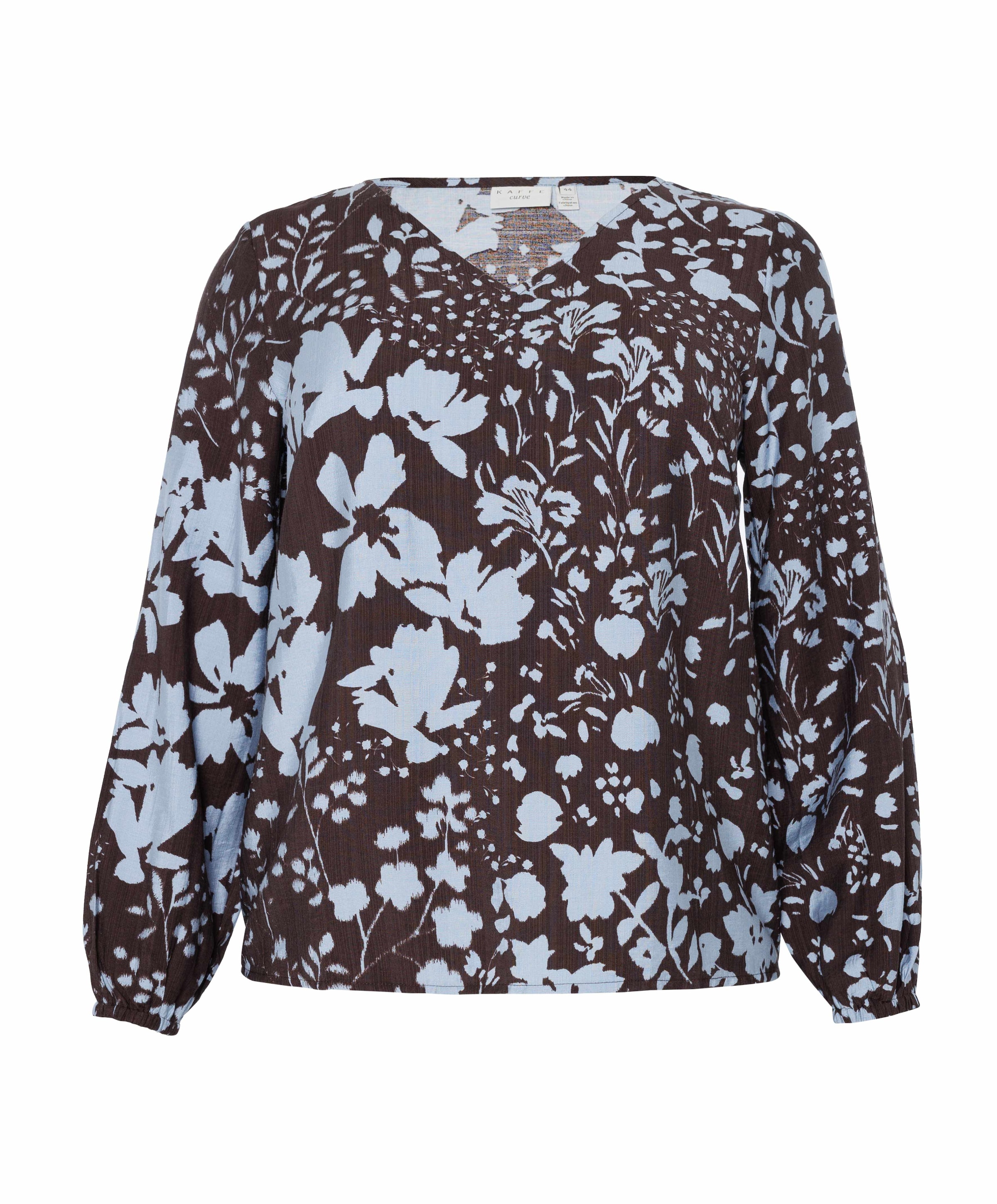 Dames blouse bruin