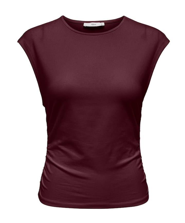 Dames top bordeaux
