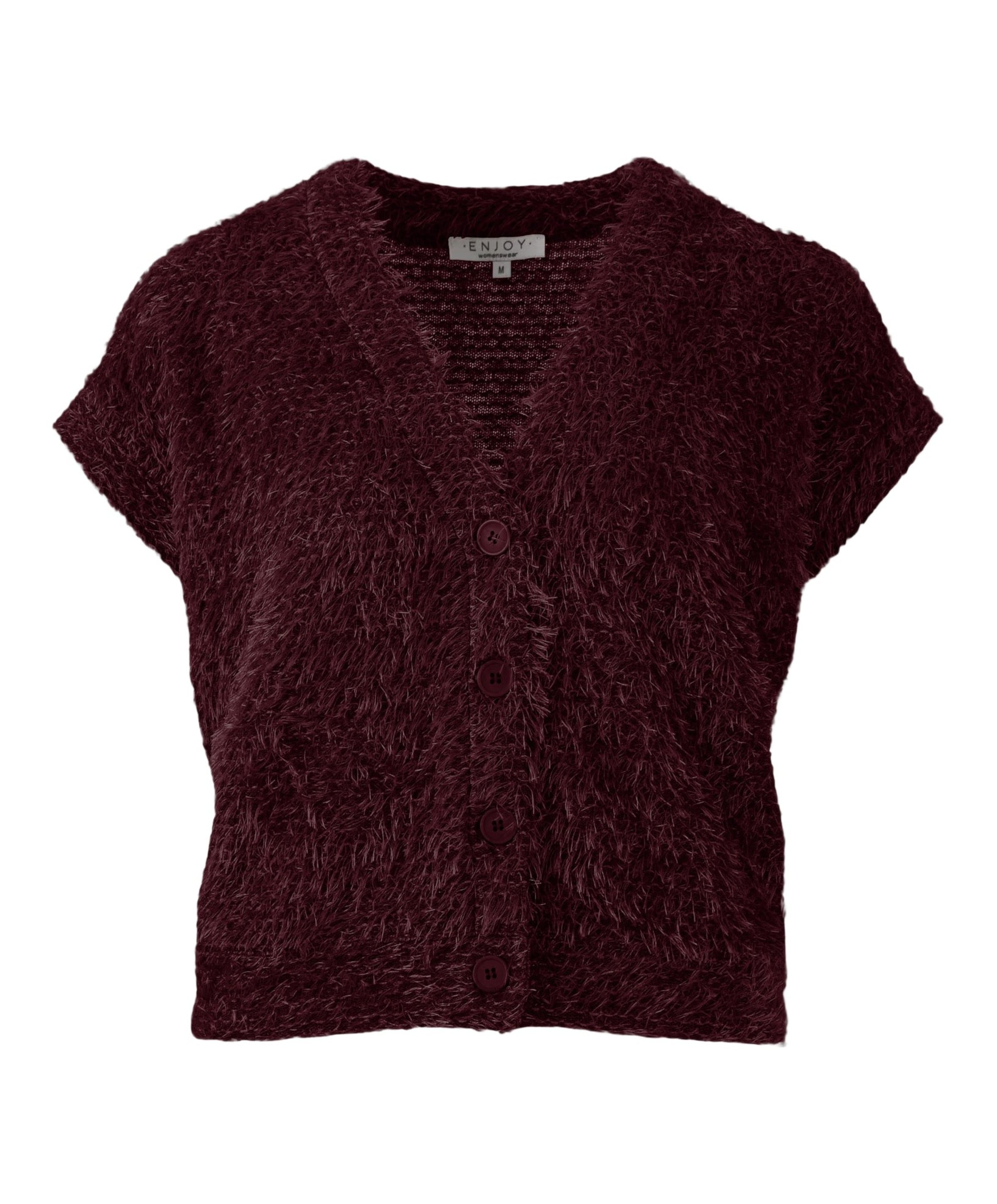 Dames gilet bordeaux