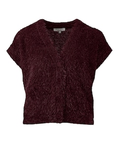 Dames gilet bordeaux