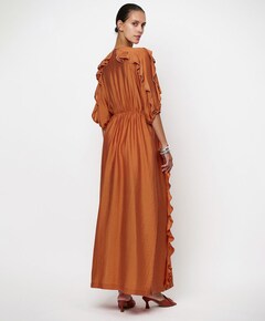 Dames jurk oranje