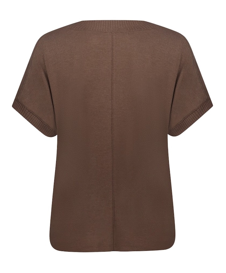 Dames blouse bruin