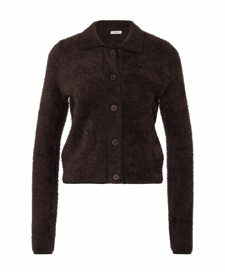 Dames vest bruin