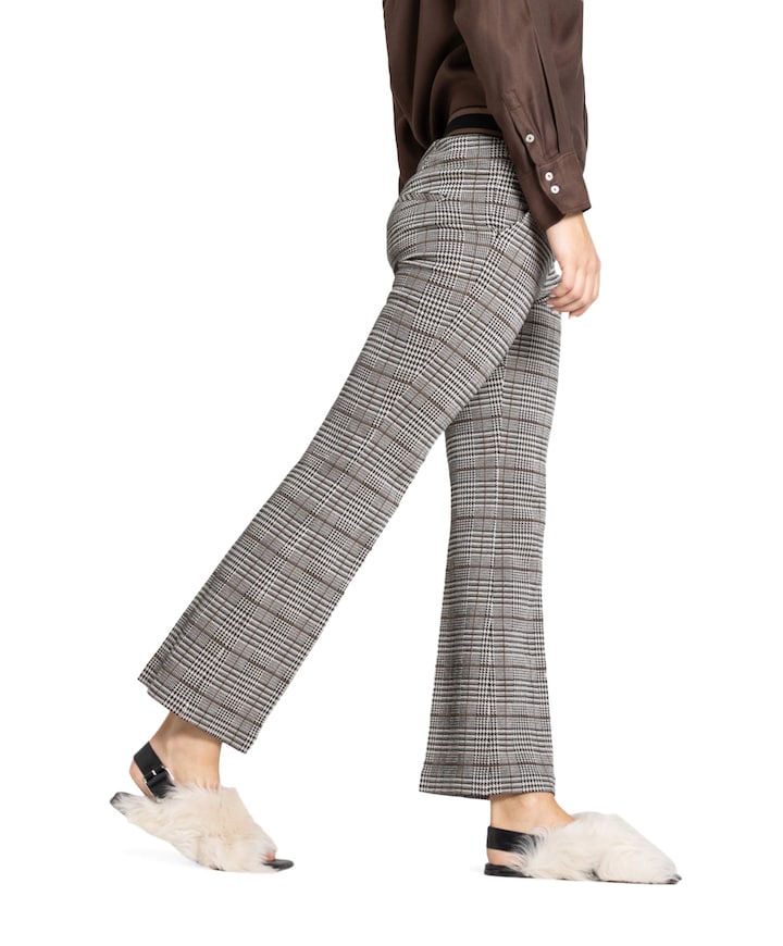 Francoise cropped broek grijs