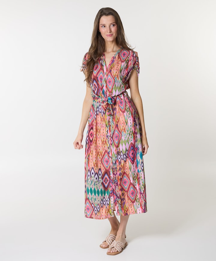 Dames jurk multicolor