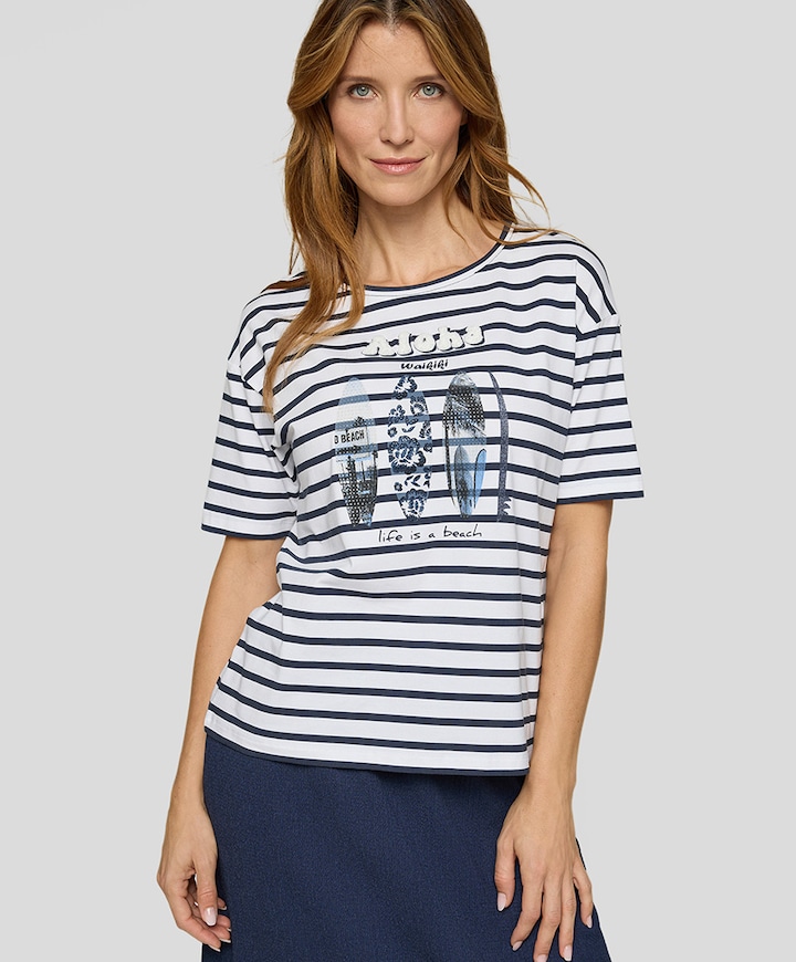 Dames T-shirt blauw