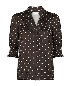 Dames blouse bruin