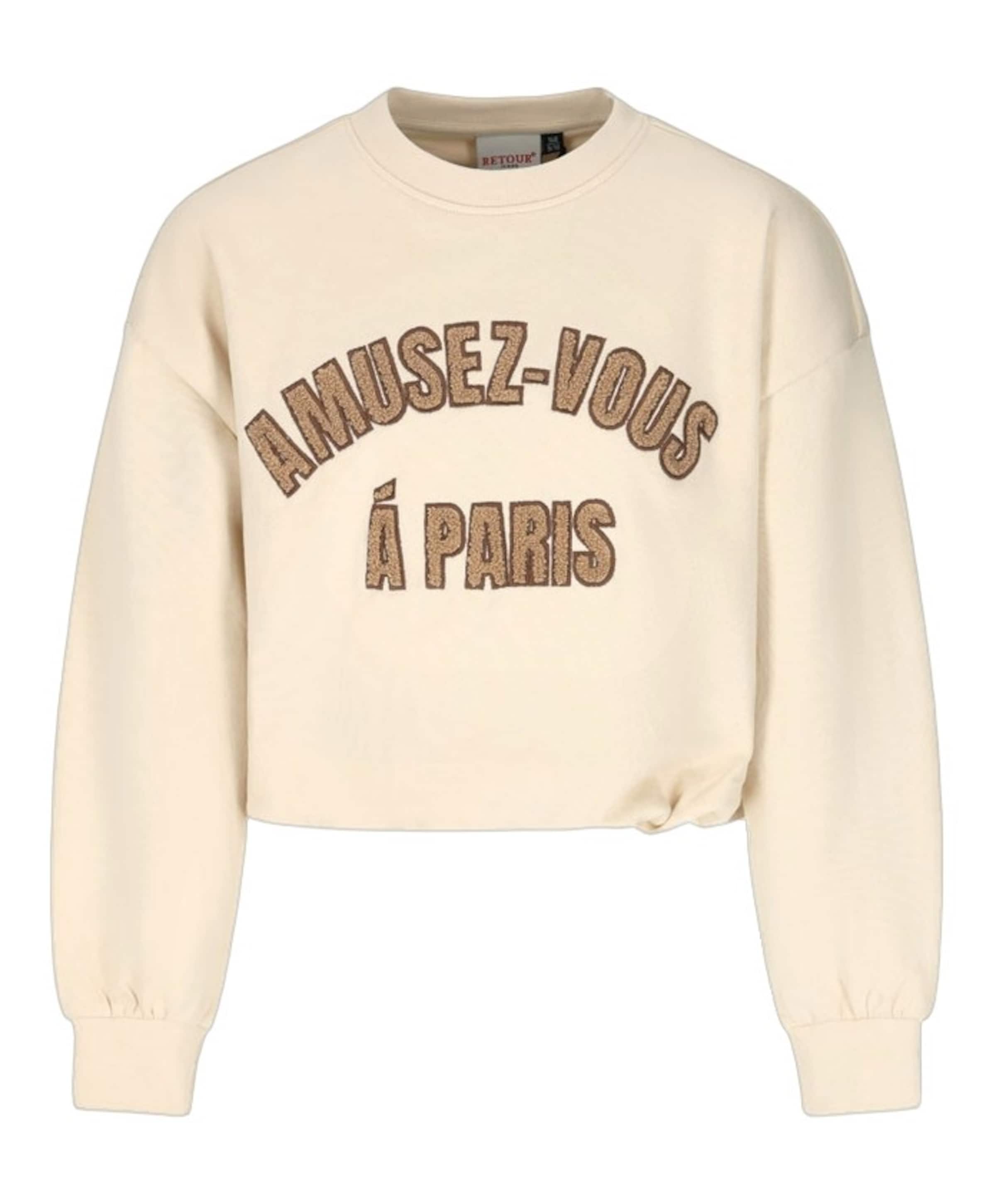 Meisjes trui beige