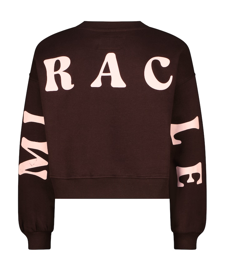 Meisjes sweater bruin