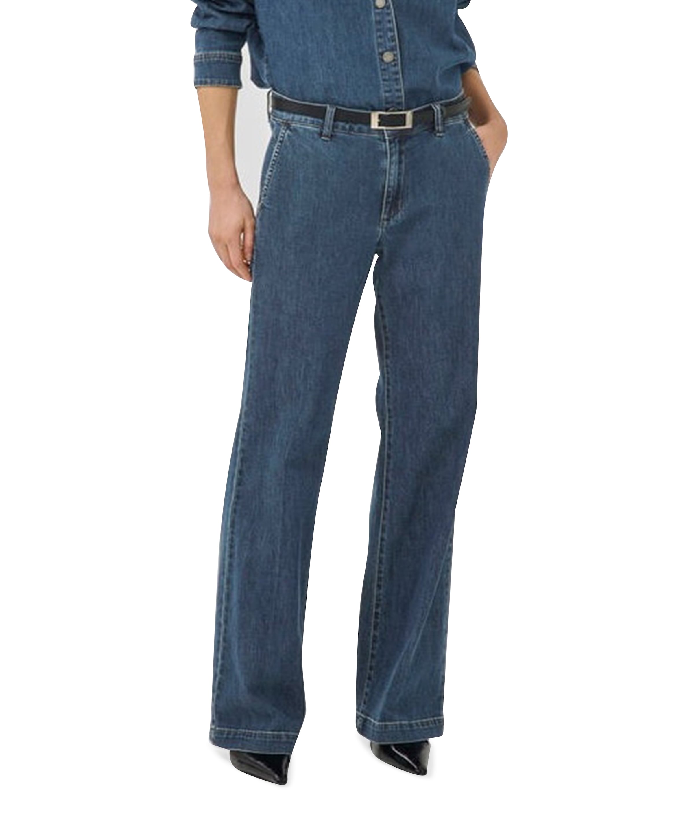 30 THE LARA 115 dames broek blauw