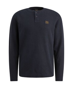 Heren longsleeve blauw