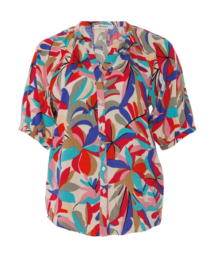 Blouse blauw