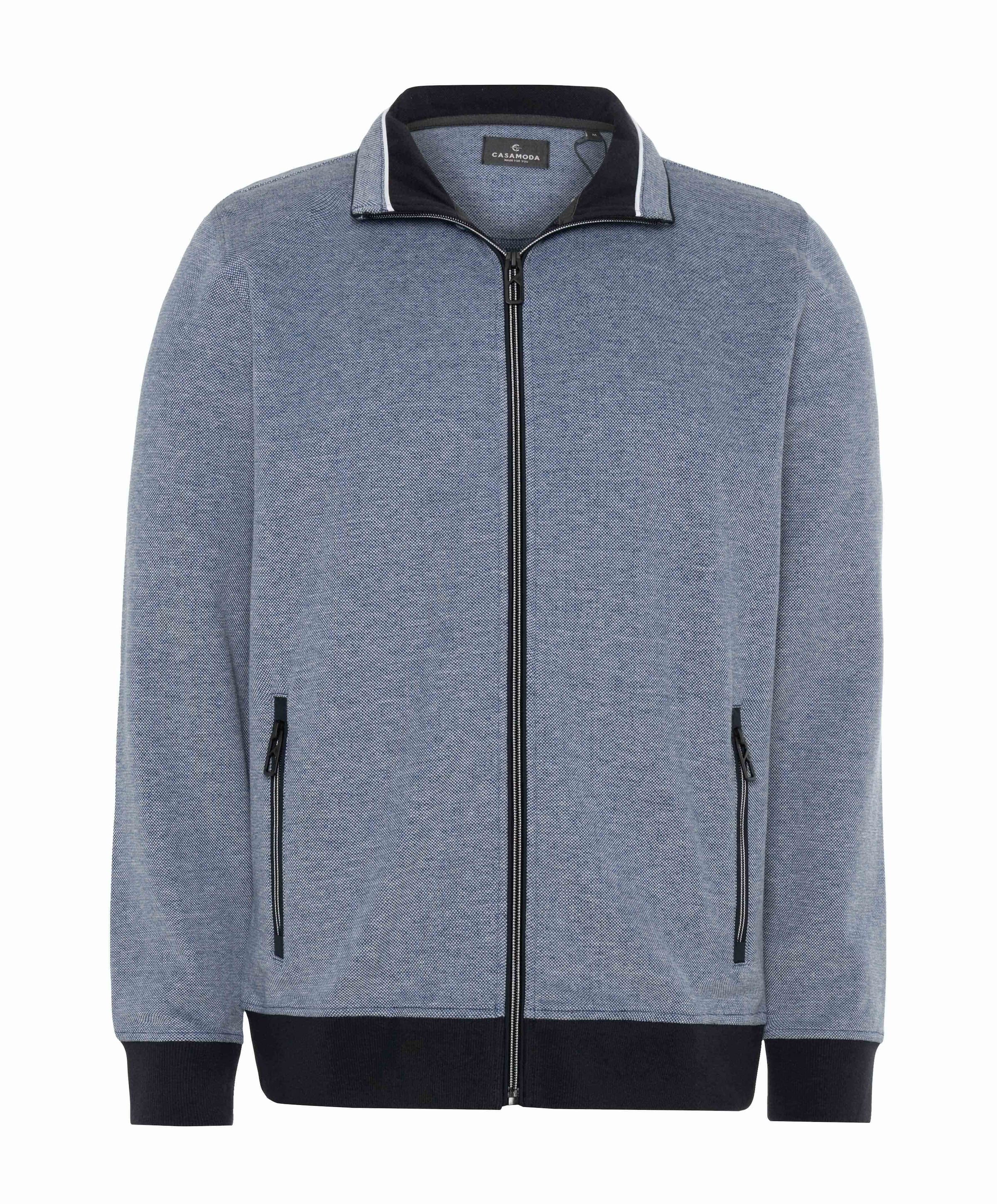 Heren vest blauw