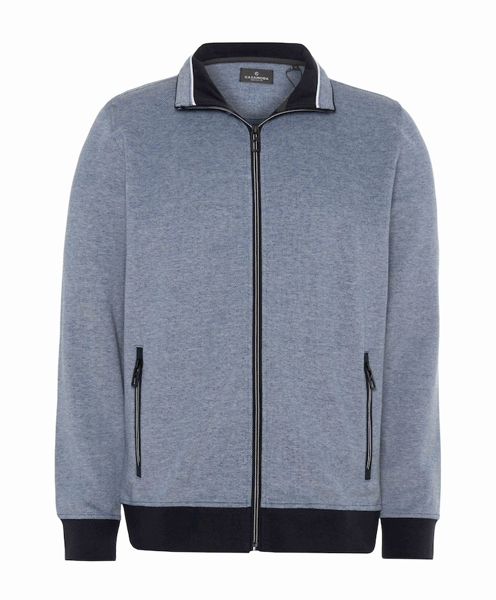 Heren vest blauw