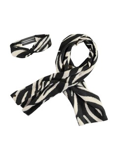 Sjaal + hoofdband zwart