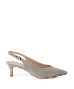 Women Sling dames slingbacks goud