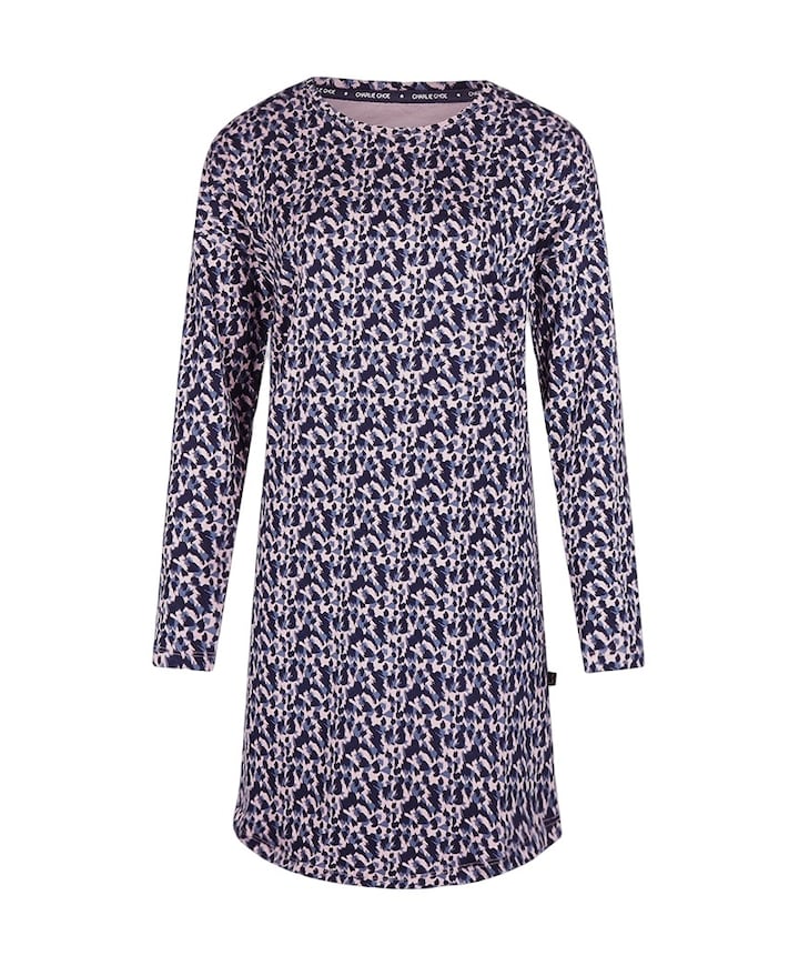 Dames nachthemd blauw