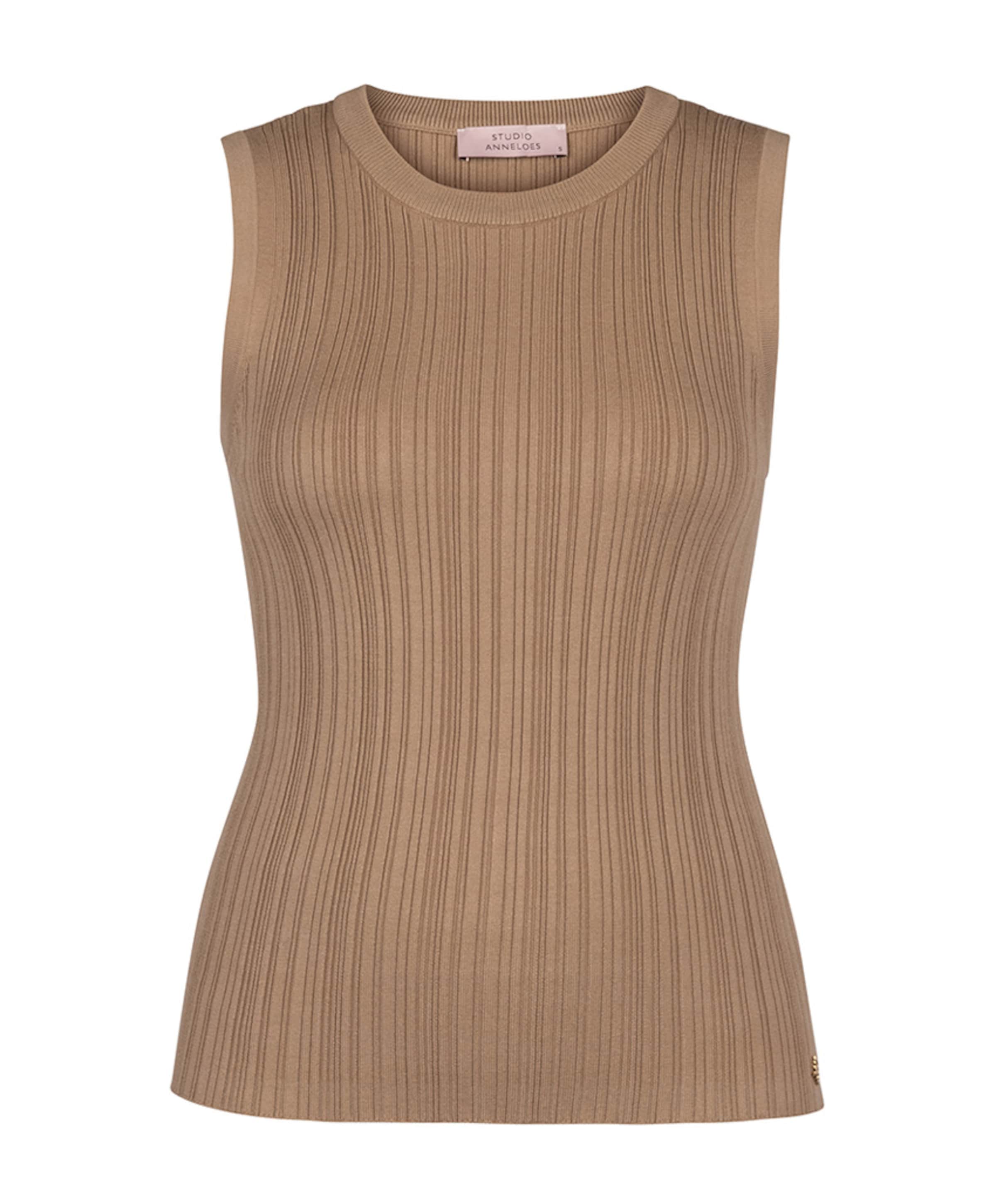 Dames top beige