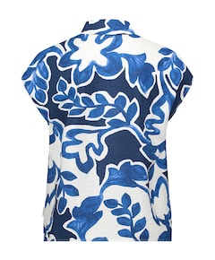 Dames blouse blauw