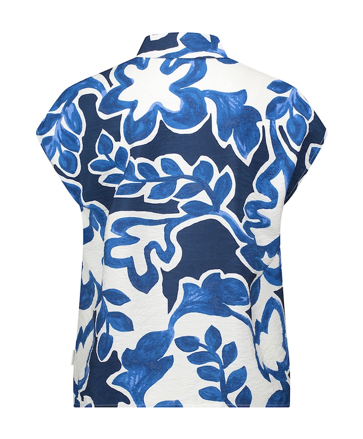 Dames blouse blauw