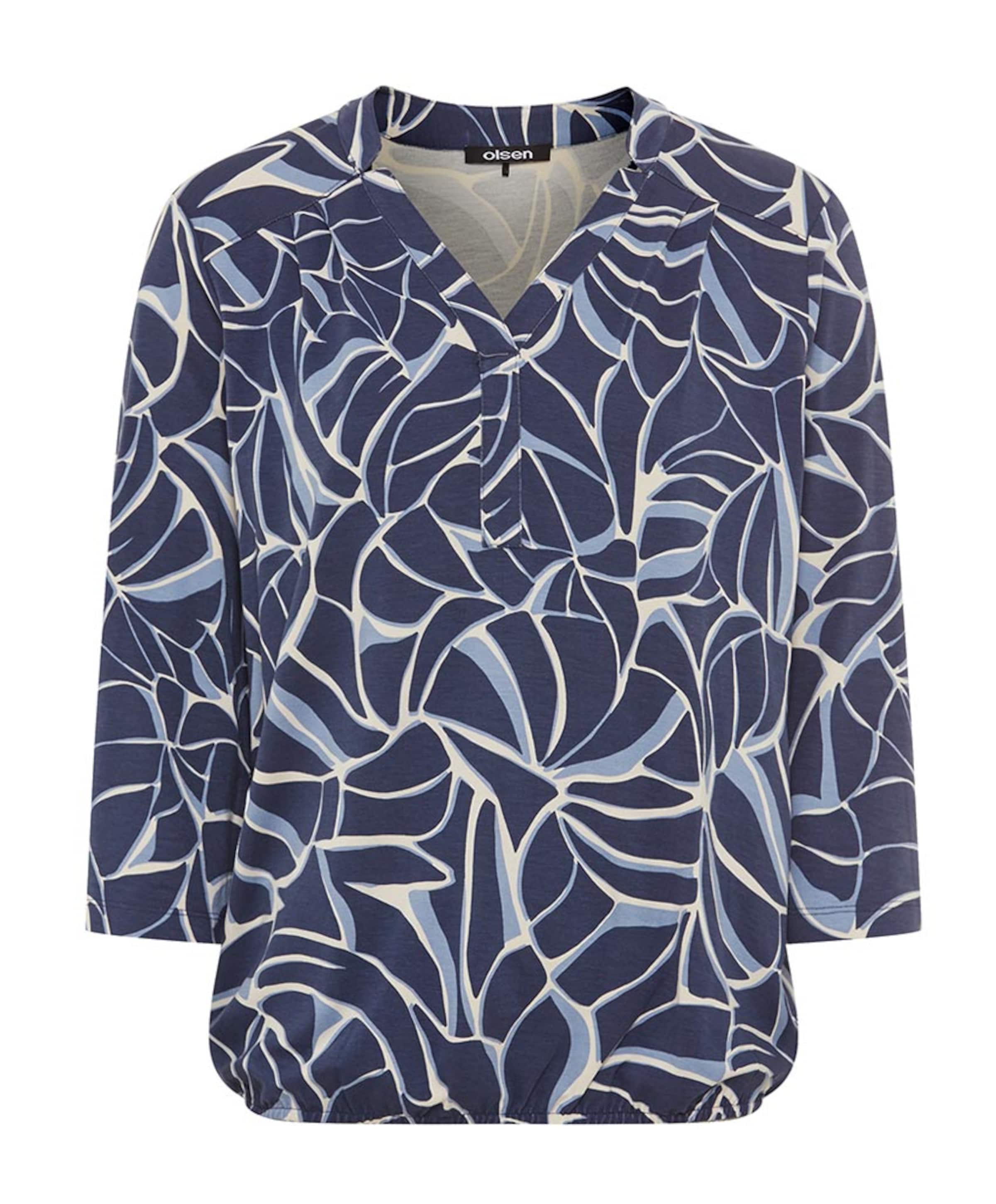 Dames longsleeve blauw