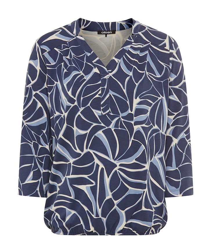 Dames longsleeve blauw