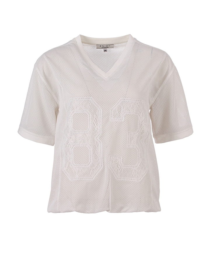 Dames T-shirt ecru