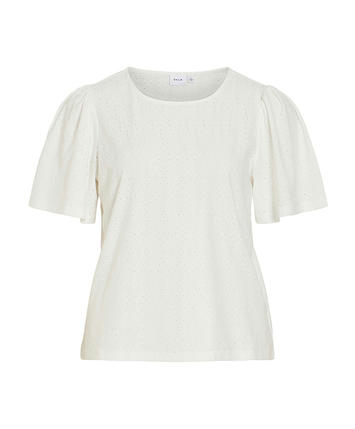 Dames top ecru