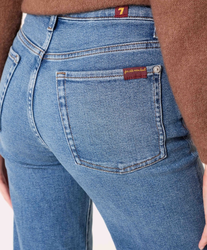 Modern Dojo dames jeans blauw