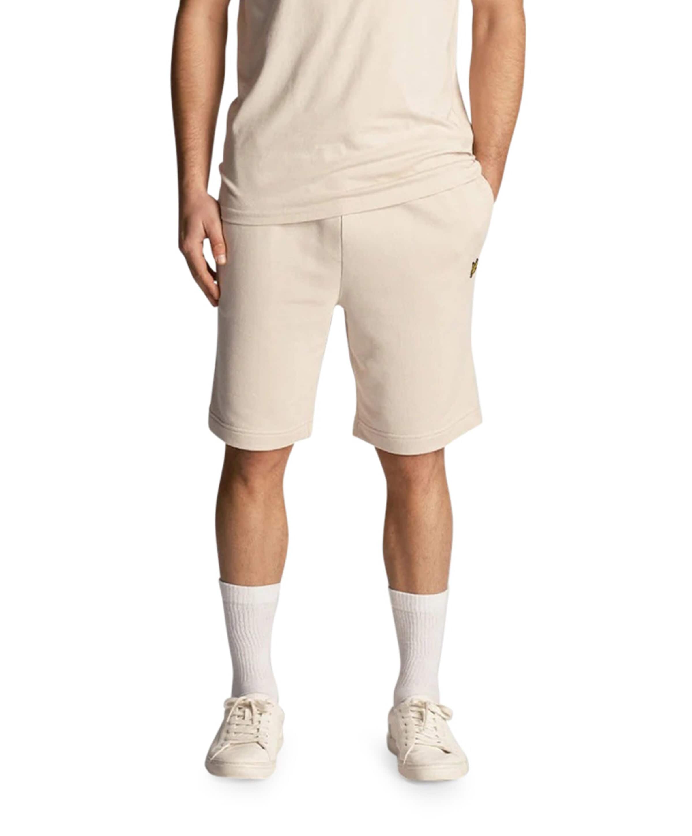 Sweat short heren korte broek beige