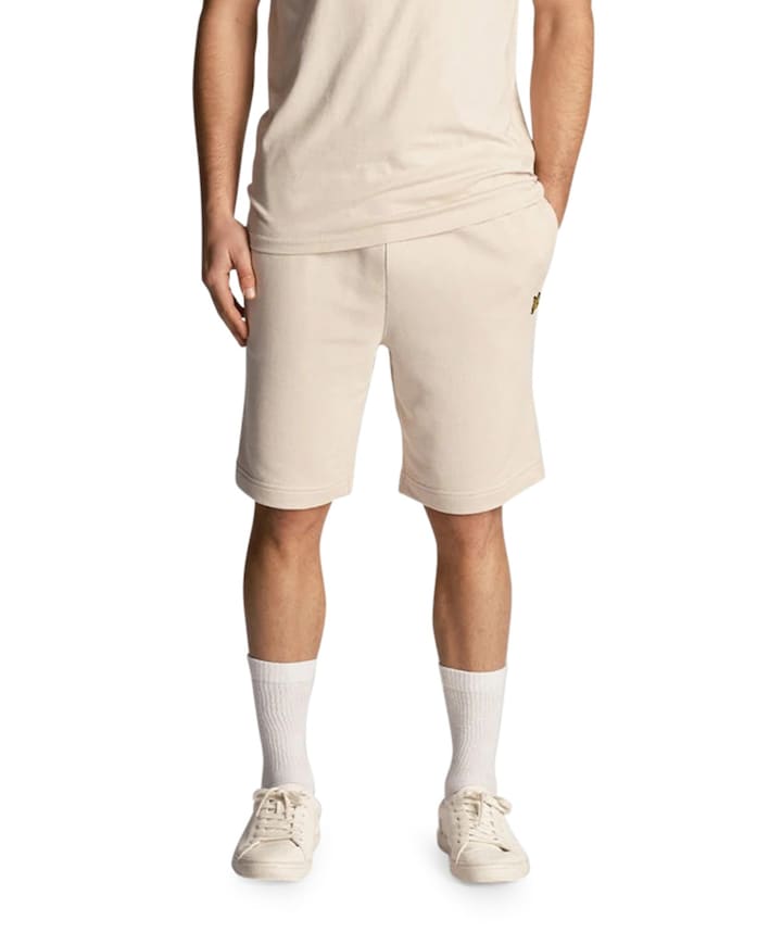 Sweat short heren korte broek beige
