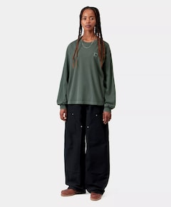 Dames longsleeve groen