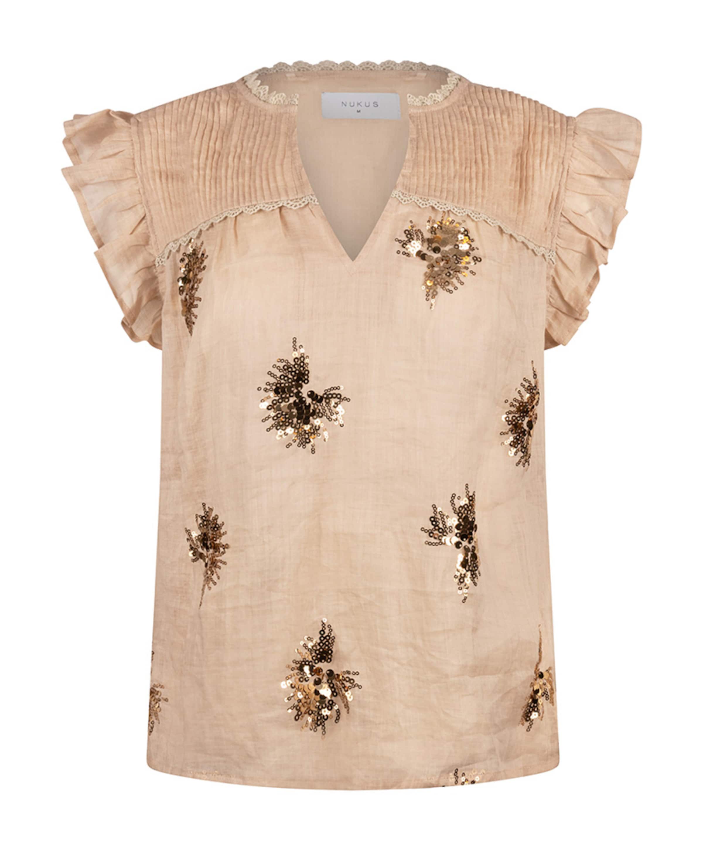Dames top beige