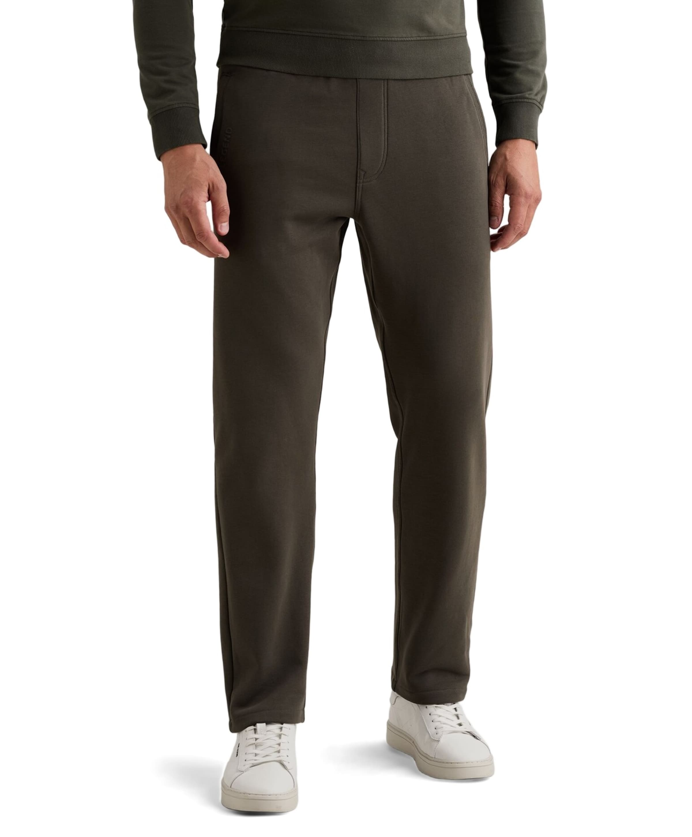 ELEVATED SWEAT PANTS PEACHED TERRY heren broek groen