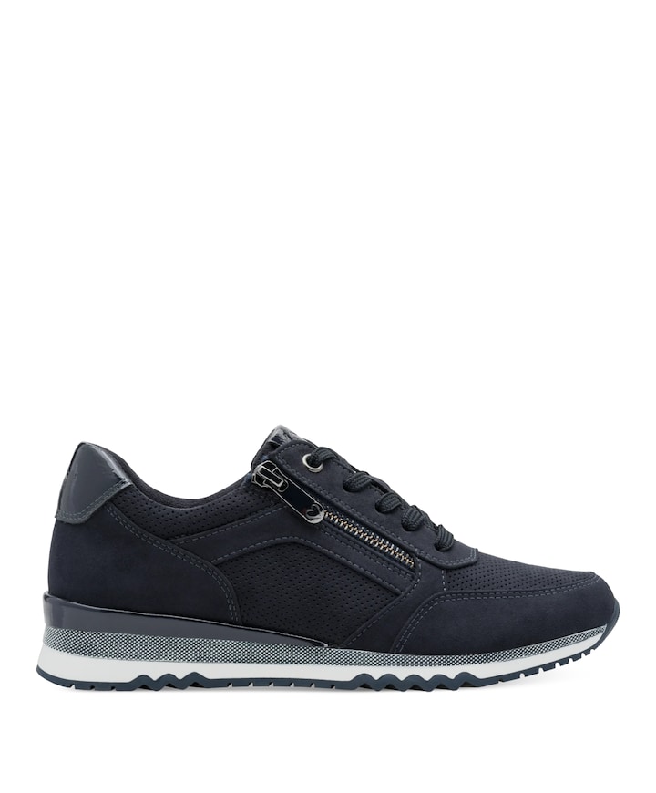 Women Lace-up dames sneakers blauw