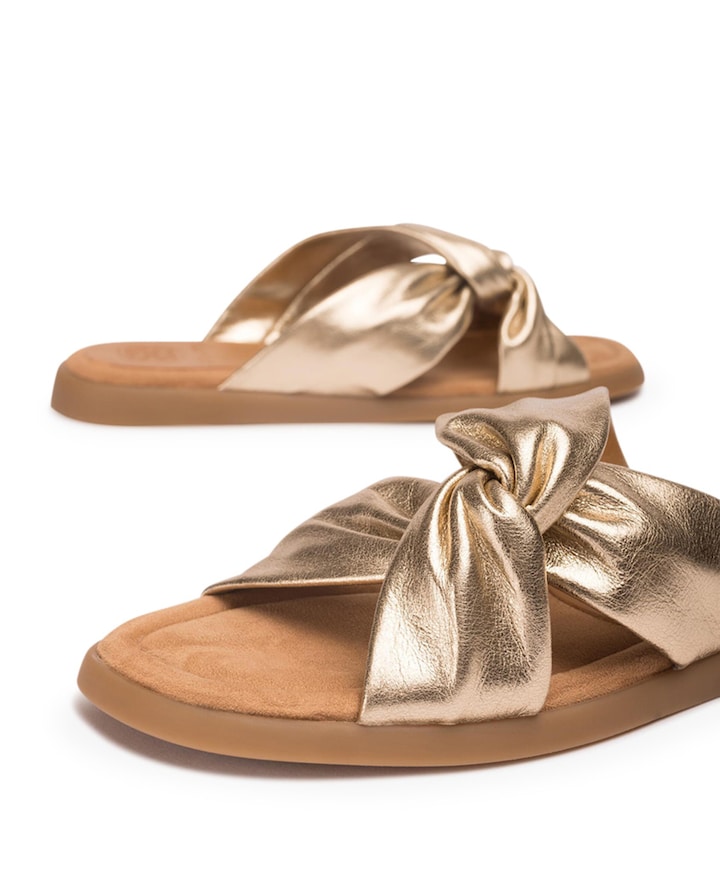 Camby dames slippers goud