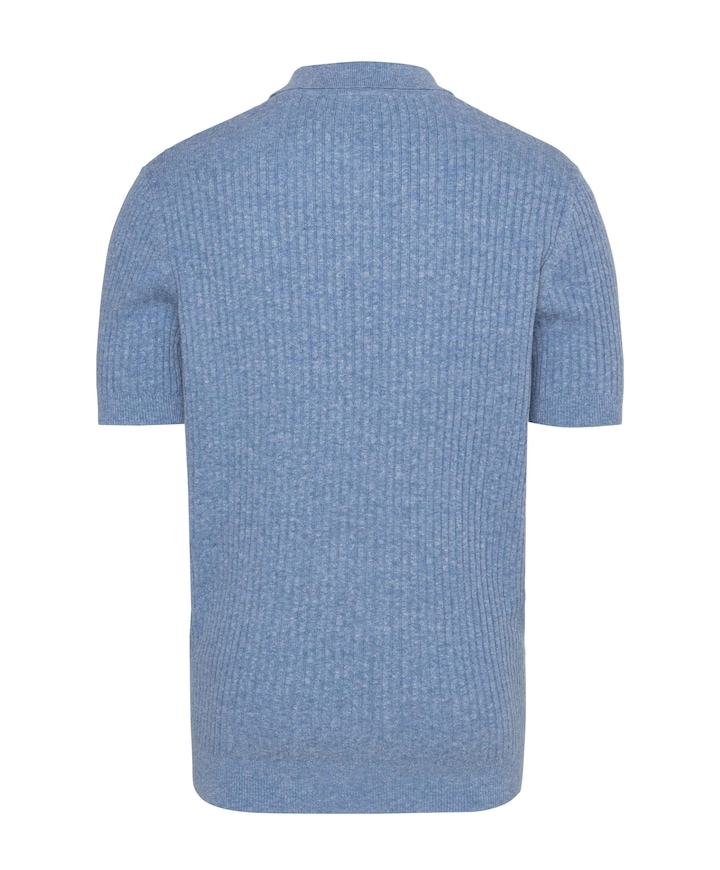 Heren polo blauw