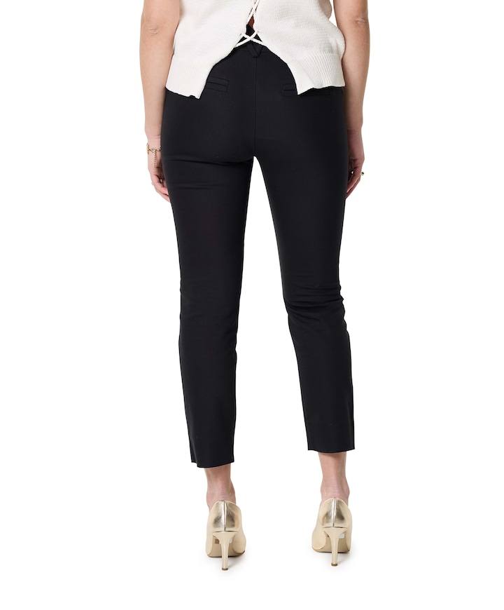 JV KRIS fitted pants zwart