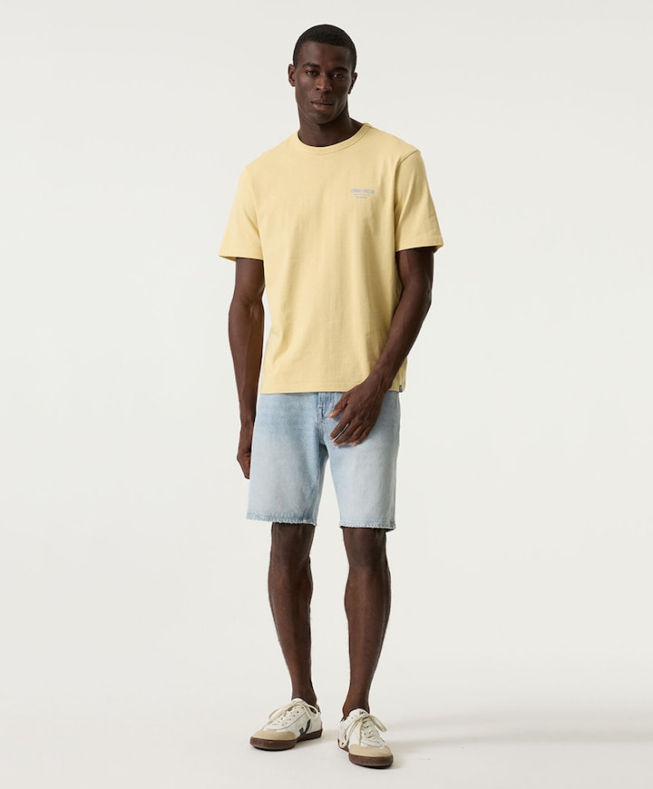 Heren T-shirt geel