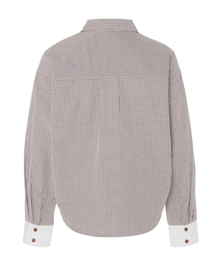 Dames blouse bruin