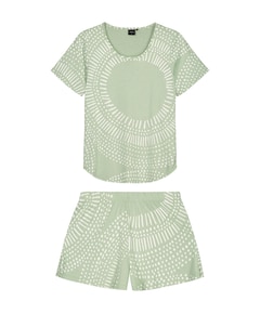 Dames shortama groen