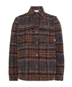 Heren overshirt blauw
