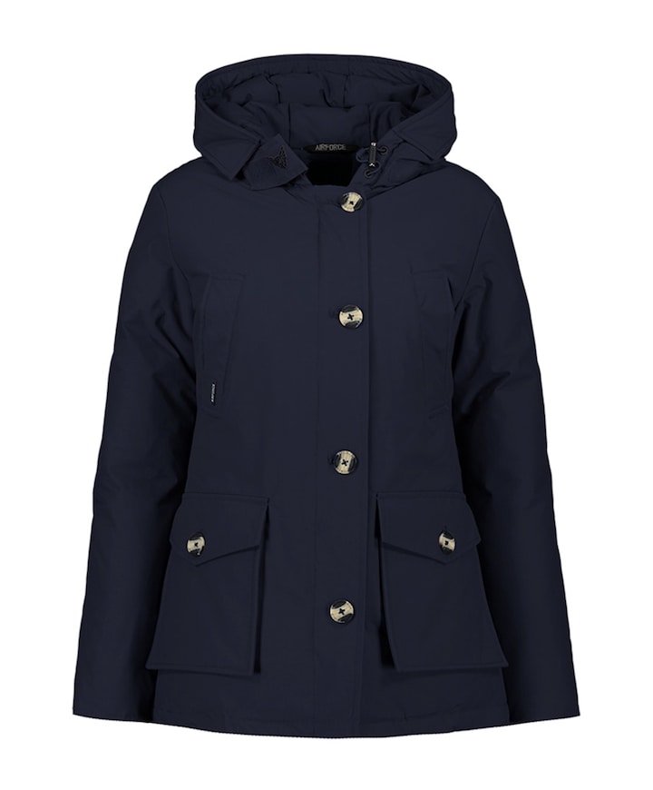 Dames jas blauw