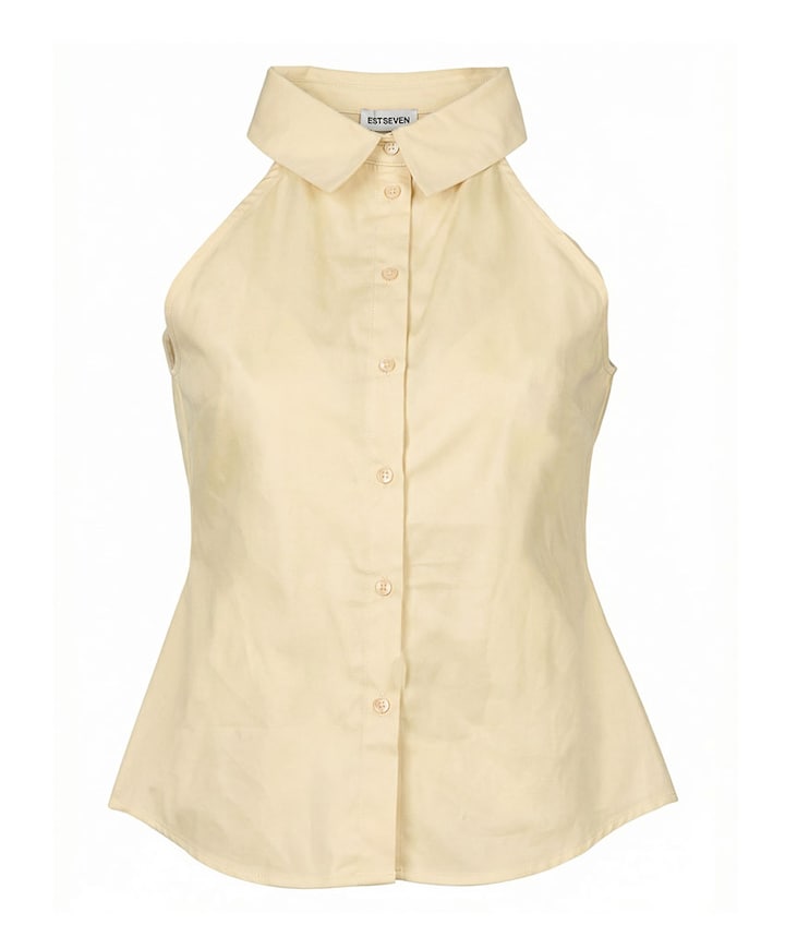 Dames top beige