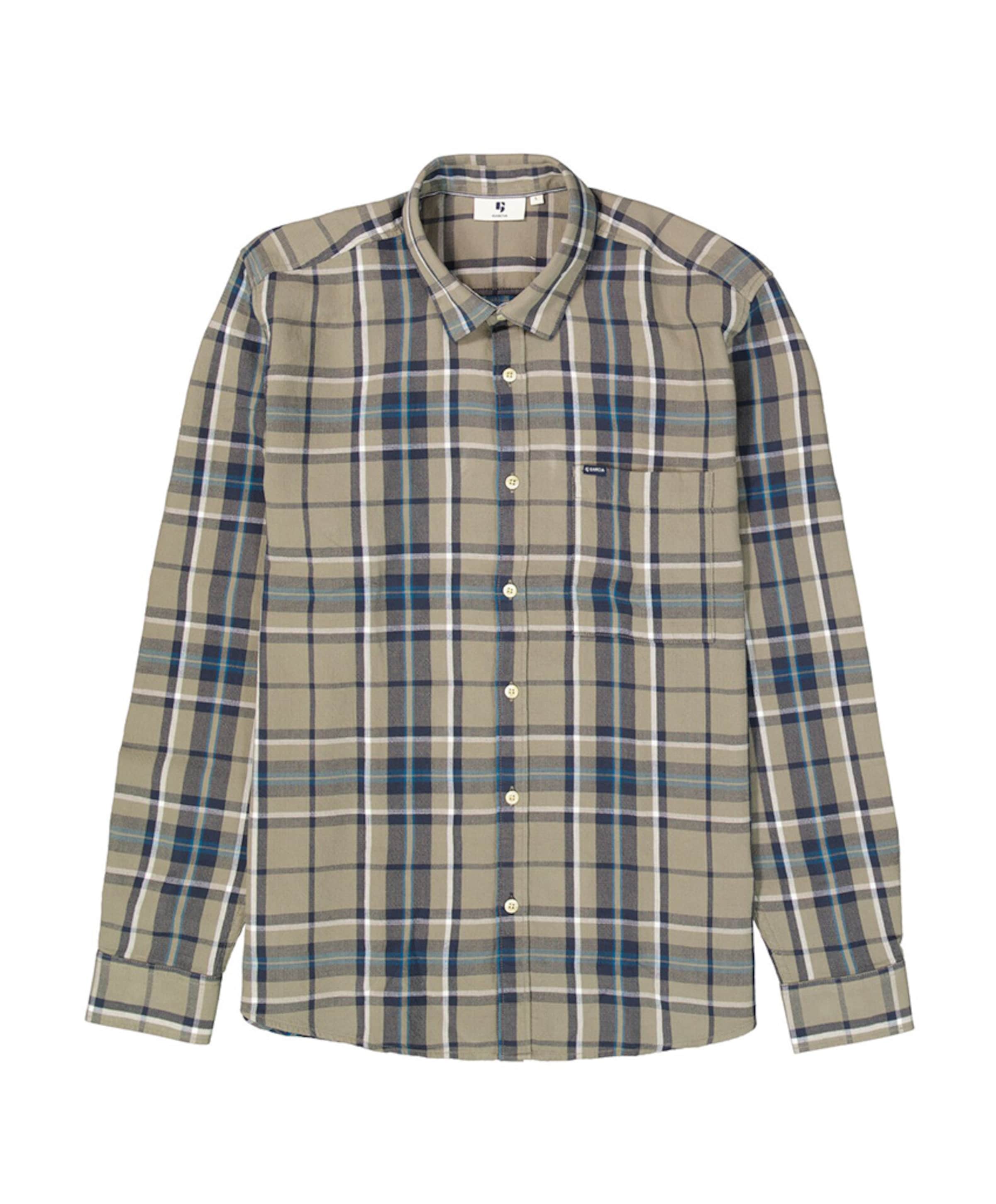 Overhemd lange mouw groen