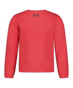 Meisjes longsleeve rood
