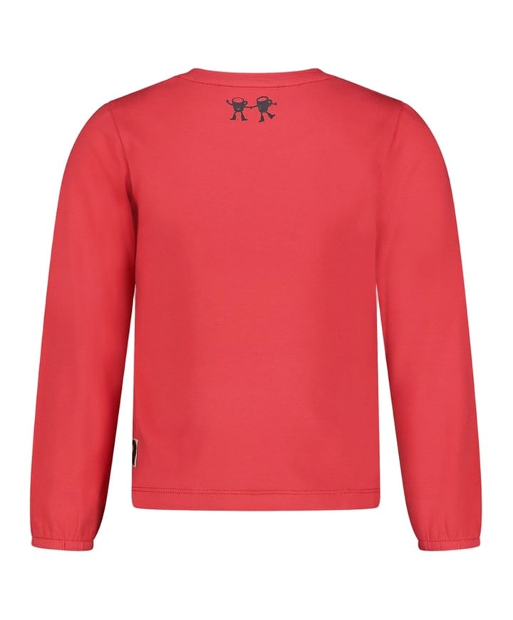 Meisjes longsleeve rood