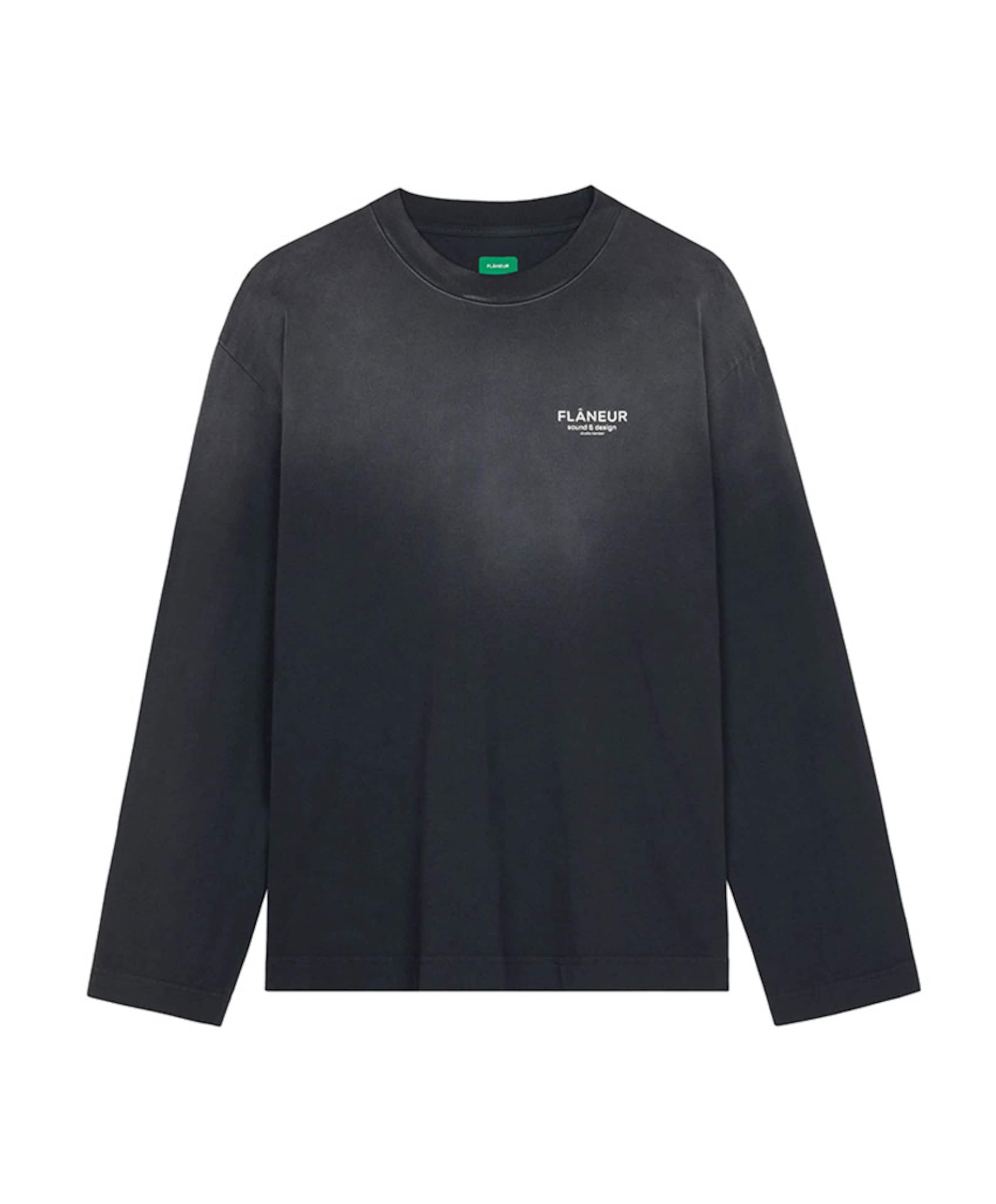 Heren longsleeve zwart